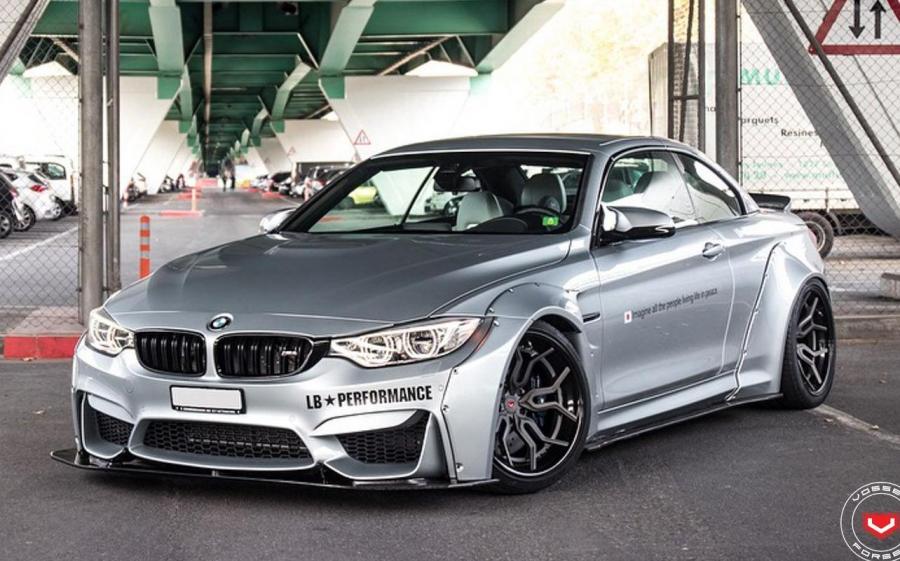 BMW M4 Coupe by Liberty Walk on Vossen Wheels (HC-3 (3 Piece)) '2018